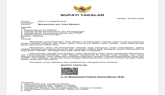 Toko Modern Tanpa Amdalalin dan PBG Tumbuh Subur di Takalar